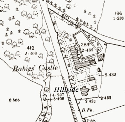 Early etching of Babies Castle